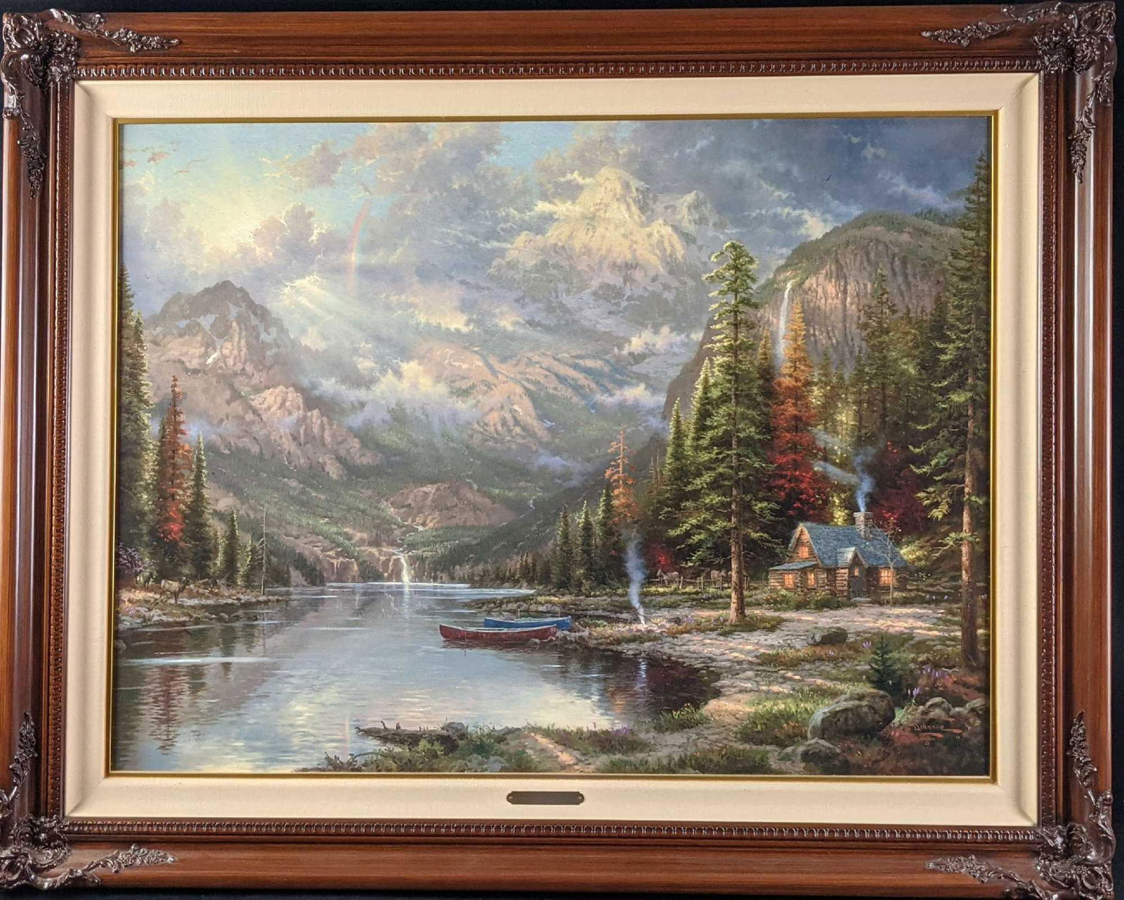 S&N Thomas Kinkade Beginning Of A Perfect Day III (1 of 8)