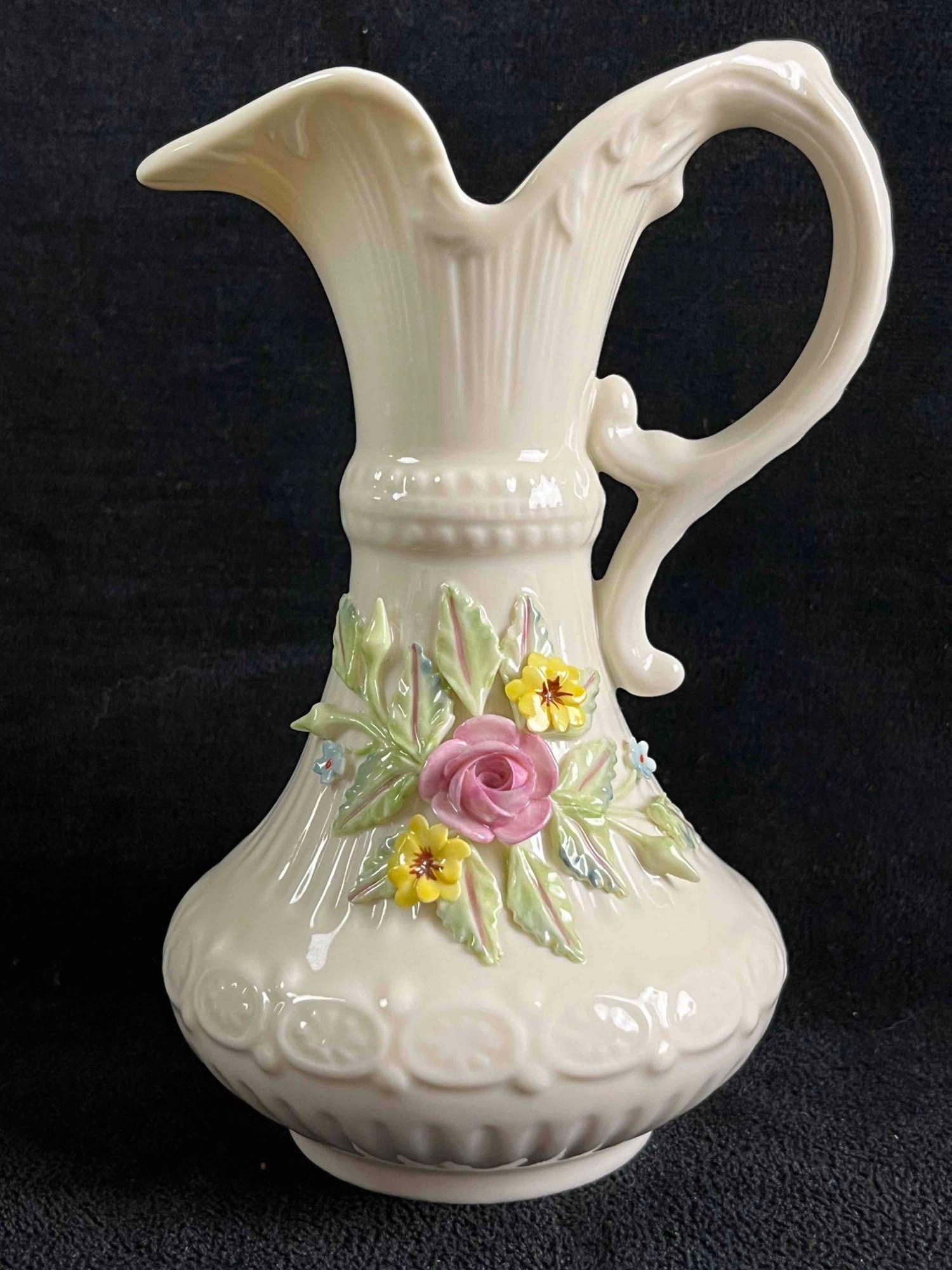 Vintage Belleek Porcelain Aberdeen Small Pitcher (1 of 10)
