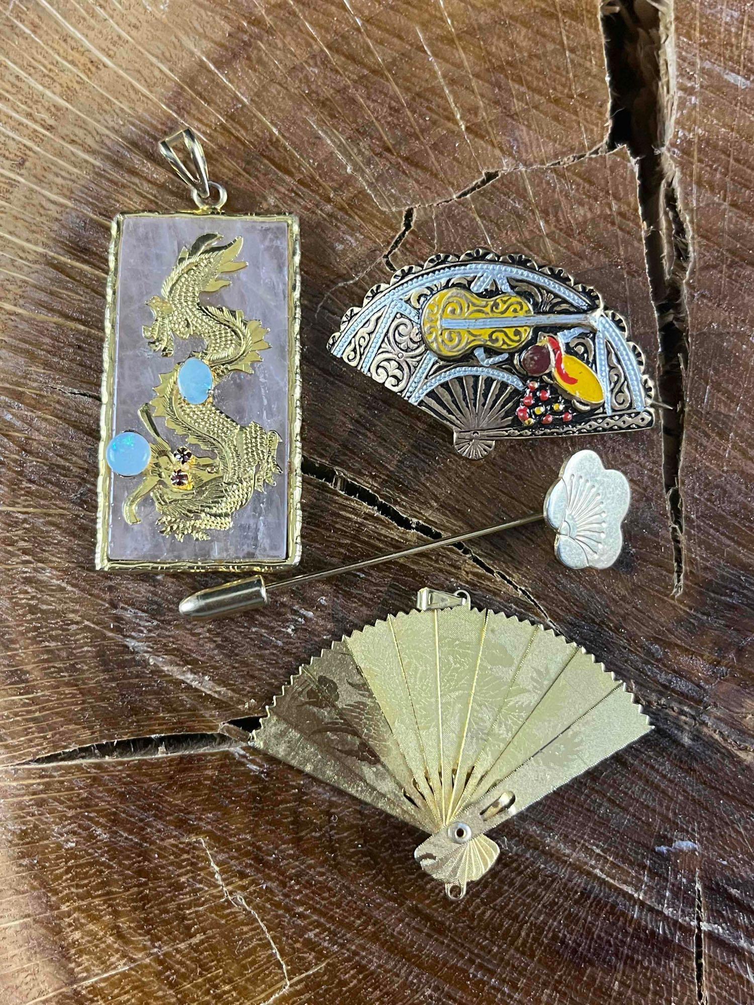 Asian Style Charms and Pins (1 of 7)