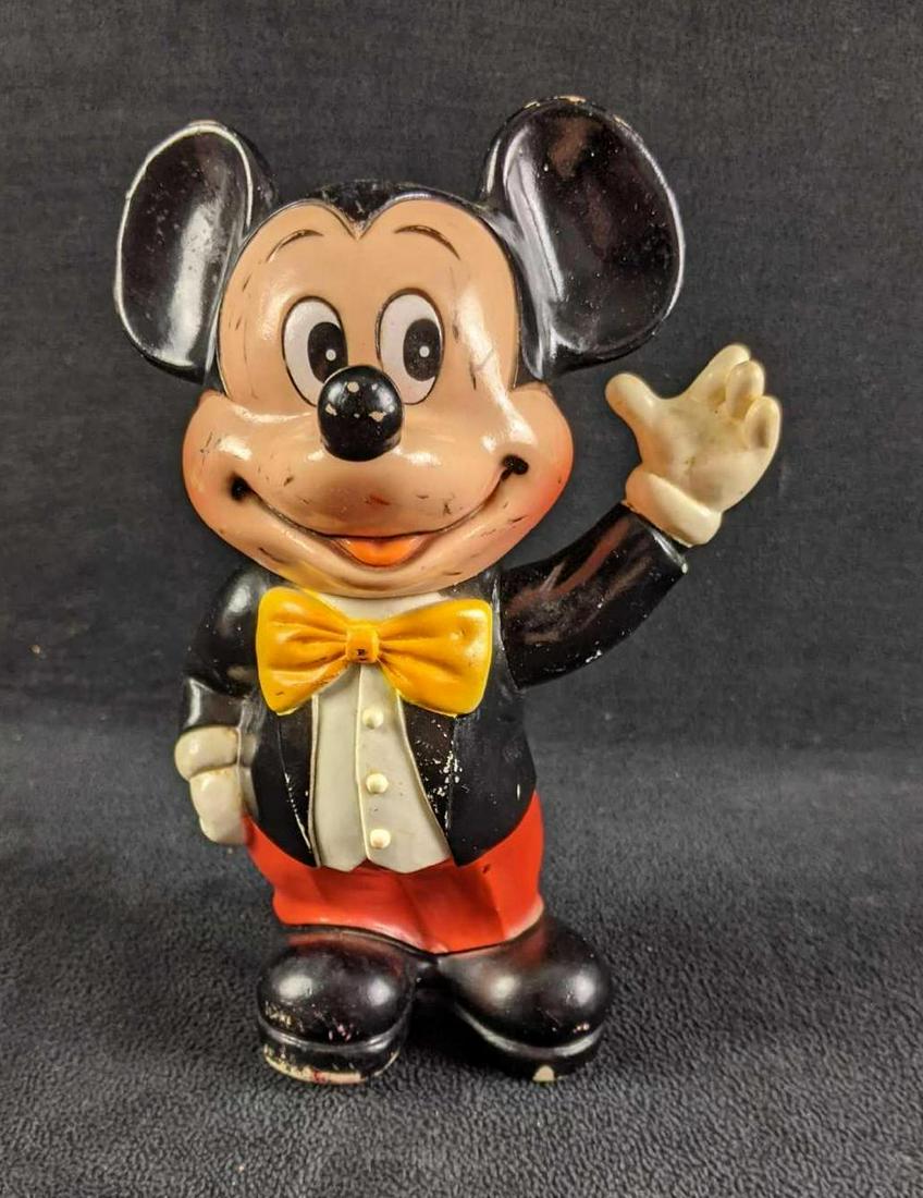 Vintage Mickey Mouse Plastic Coin Bank (1 of 5)