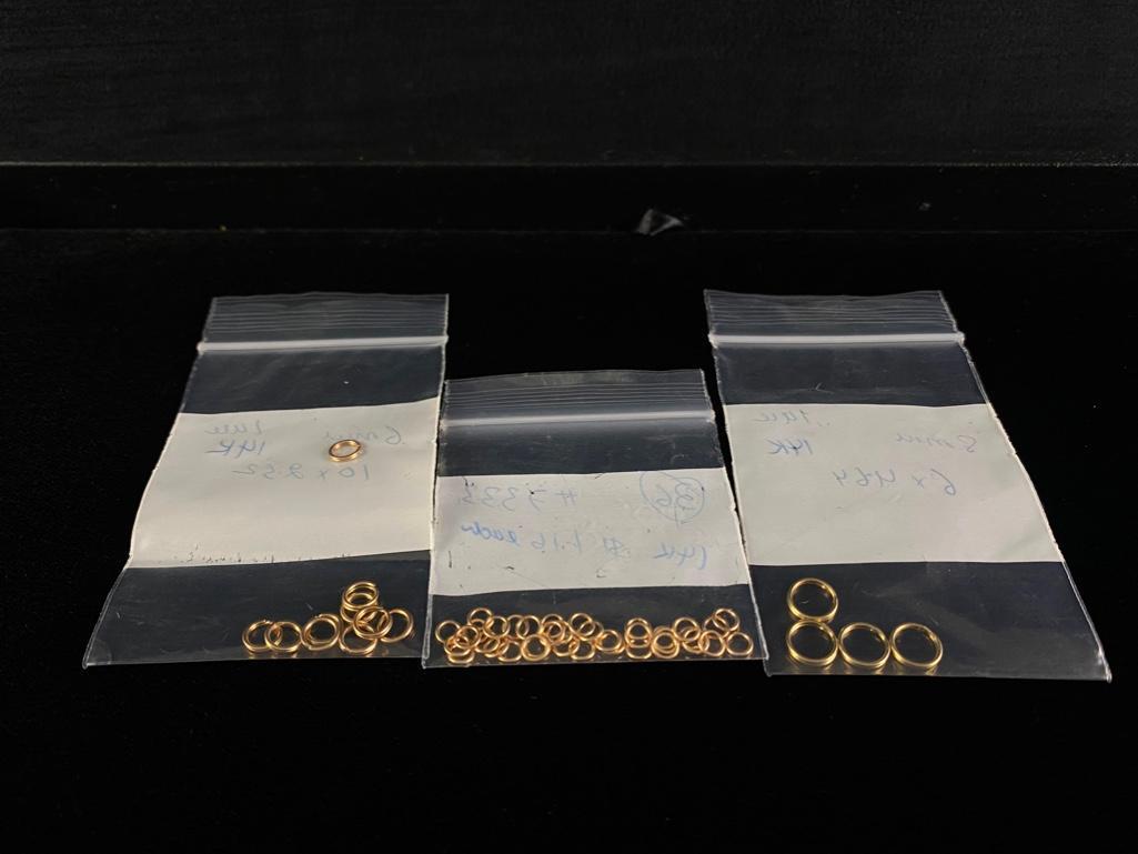 14k Gold Findings - Jump Rings (1 of 3)