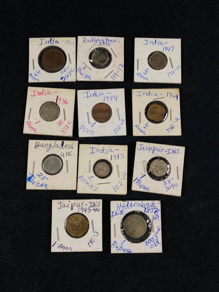 Lot of British Colonial India Coins (1 of 5)