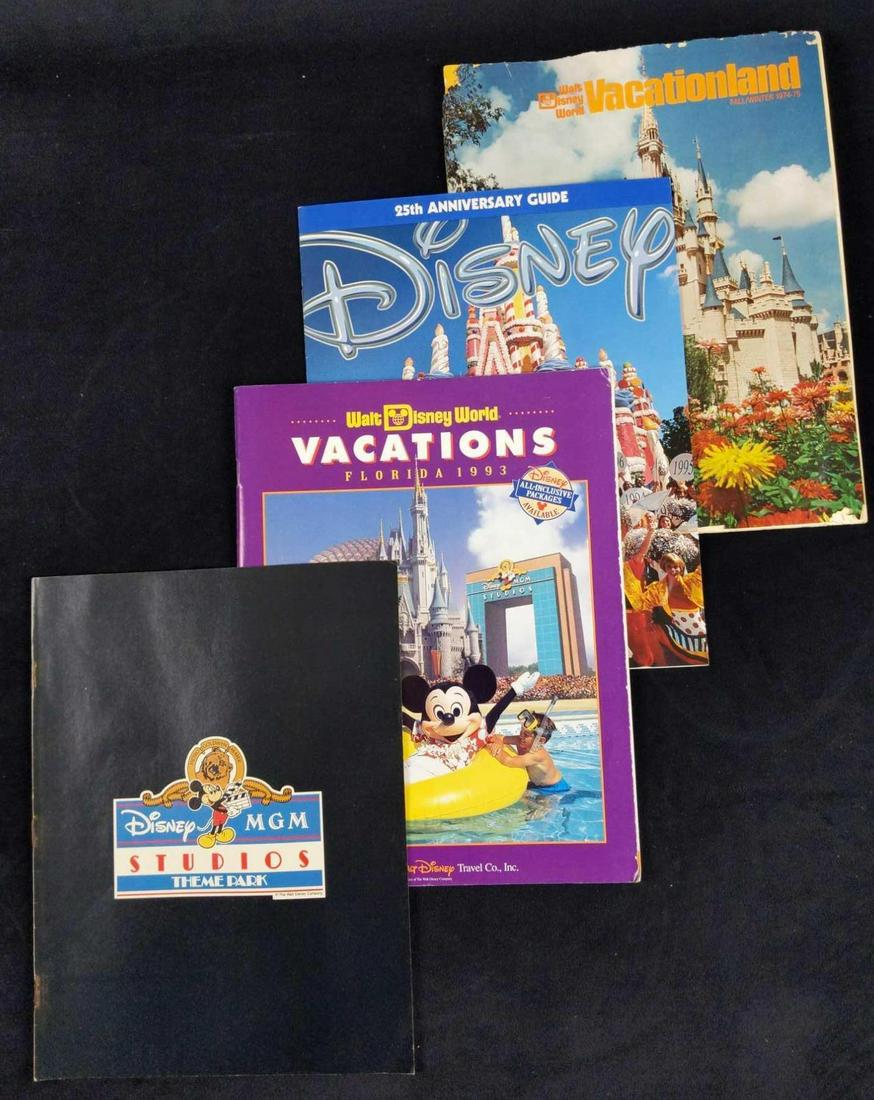 Vintage Disney World MGM Guides Lot Of Four (1 of 8)