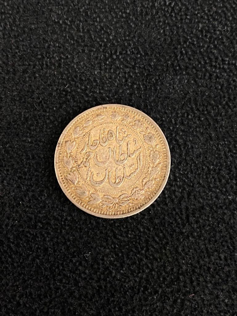 Iranian/Persian 1000 Dinar Silver Coin (1 of 2)