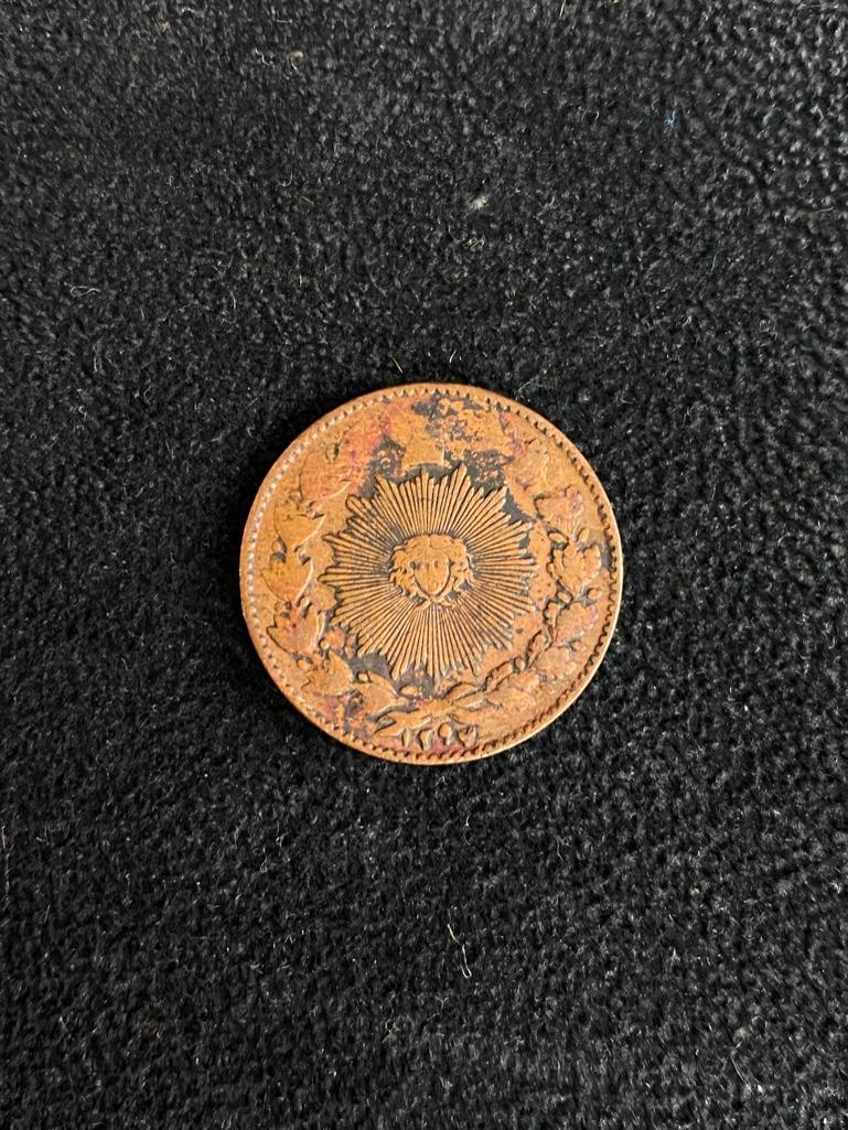 Iranian 25 Dinar Coin 1880 (1 of 2)