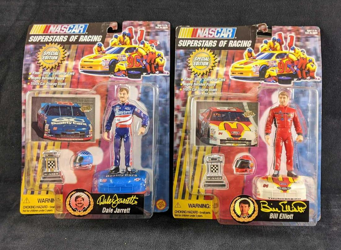 NASCAR Bill Elliot and Dale Jarrett Action Figures (0612) on Mar 18