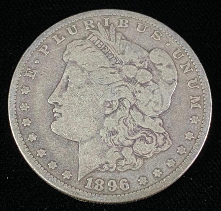 1896 Morgan Silver Dollar (1 of 3)