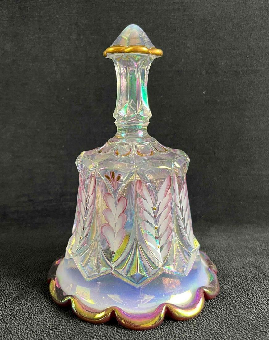 Fenton Art Glass Whitton Bell Hand Painted Glass (1 of 10)