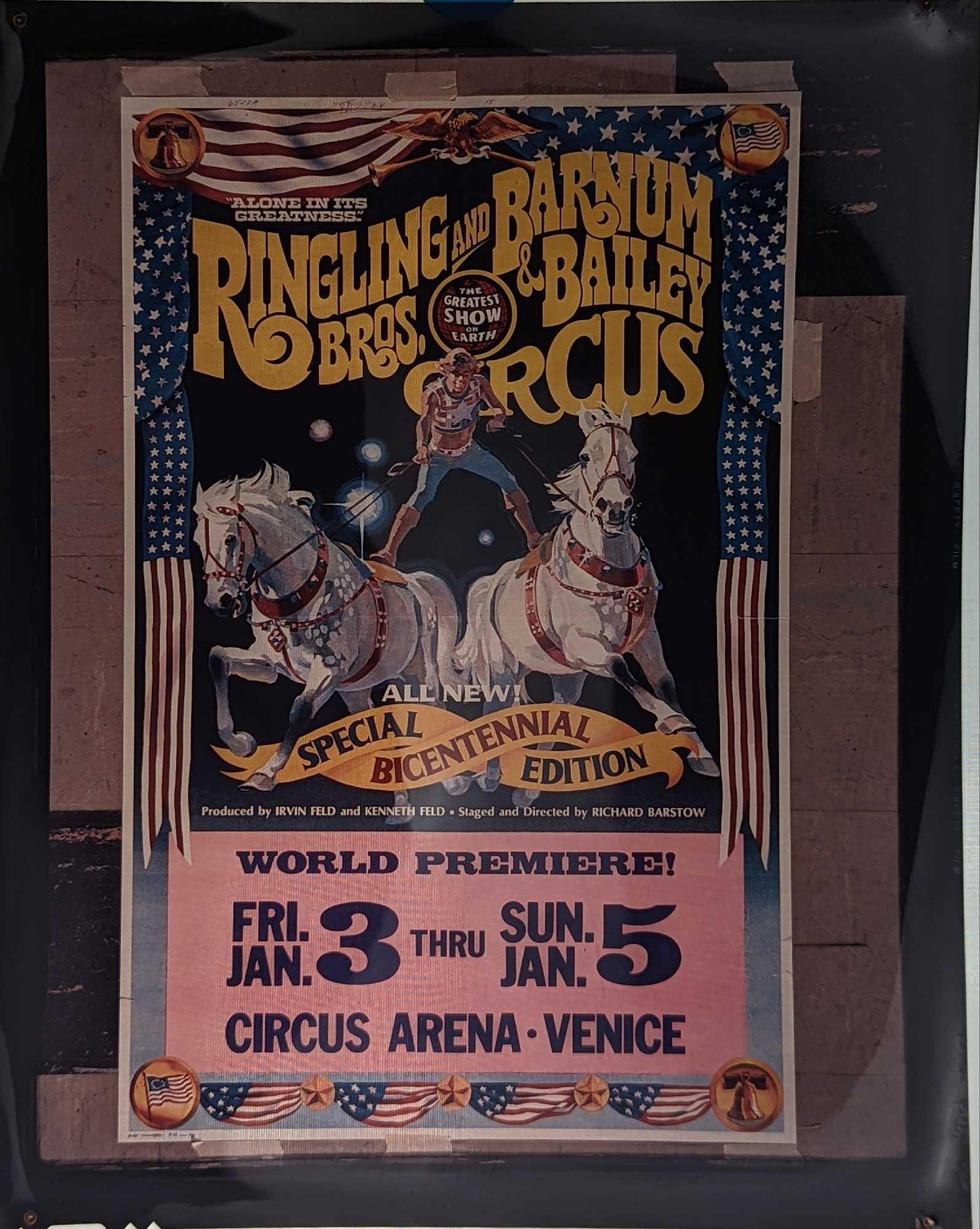Ringling Brothers Barnum Circus Poster Transparency (1 of 3)