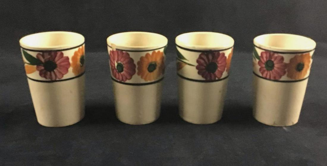 Lot of 4 Vintage Floral Porcelain Cups from Japan (1 of 6)