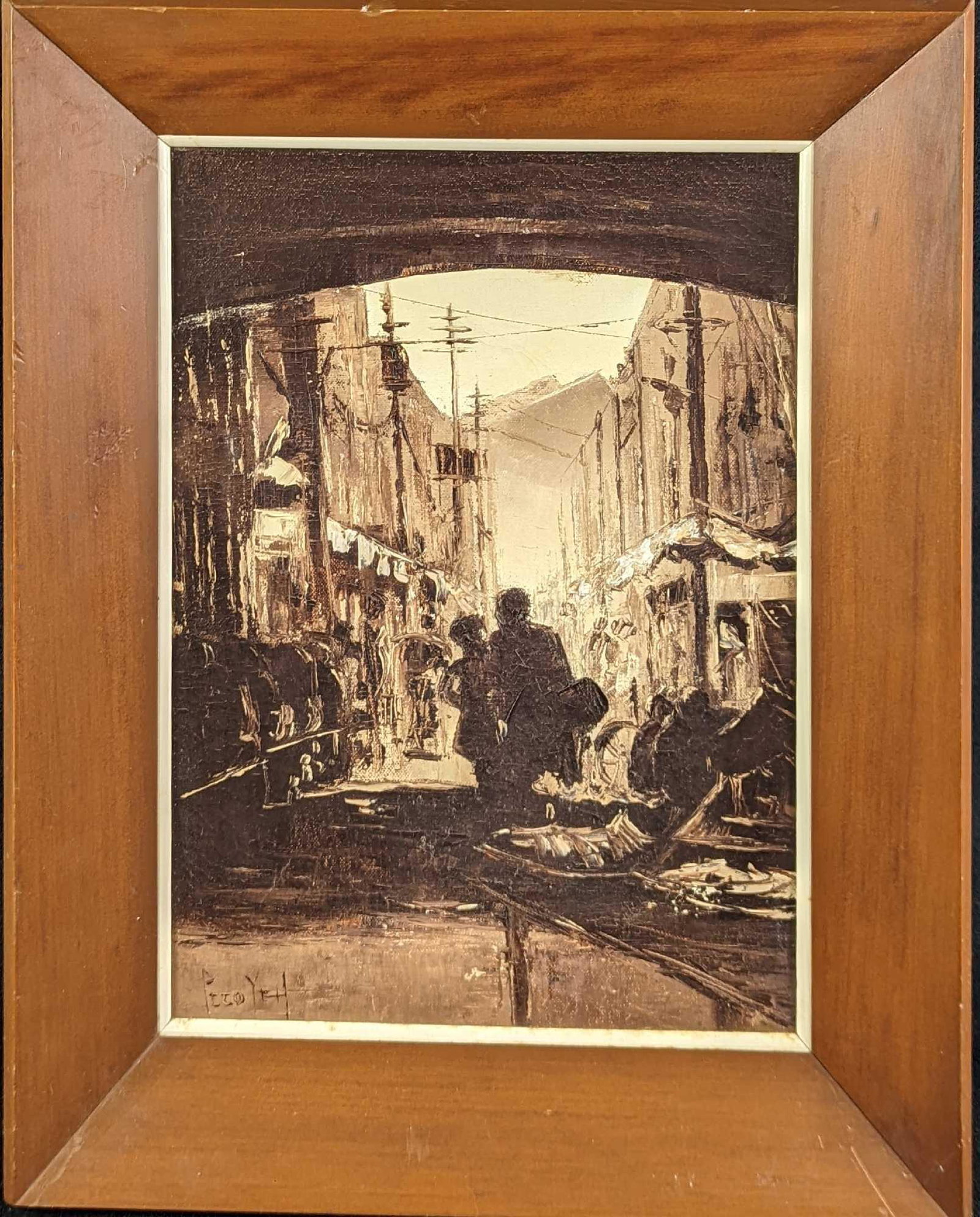 Original Peco Yeh Framed Oil On Canvas Marketplace (1 of 5)