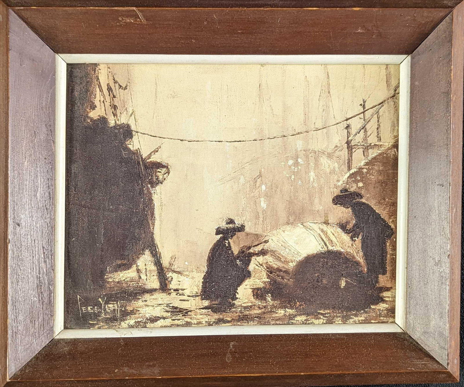 Original Peco Yeh Framed Oil On Canvas Painters (1 of 6)