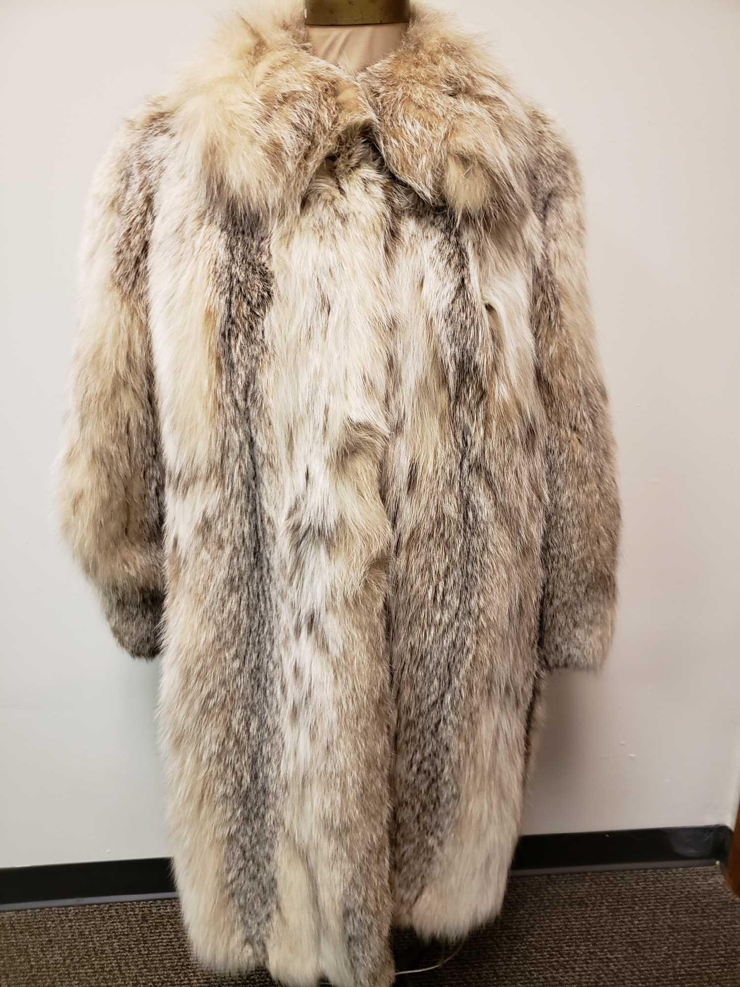 Mid Length Lynx Fur Coat (1 of 6)