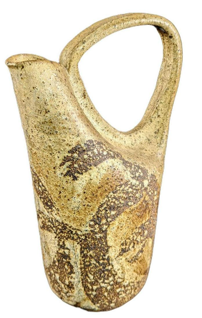 Vintage Hand Made Earthenware Water Jug (1 of 6)