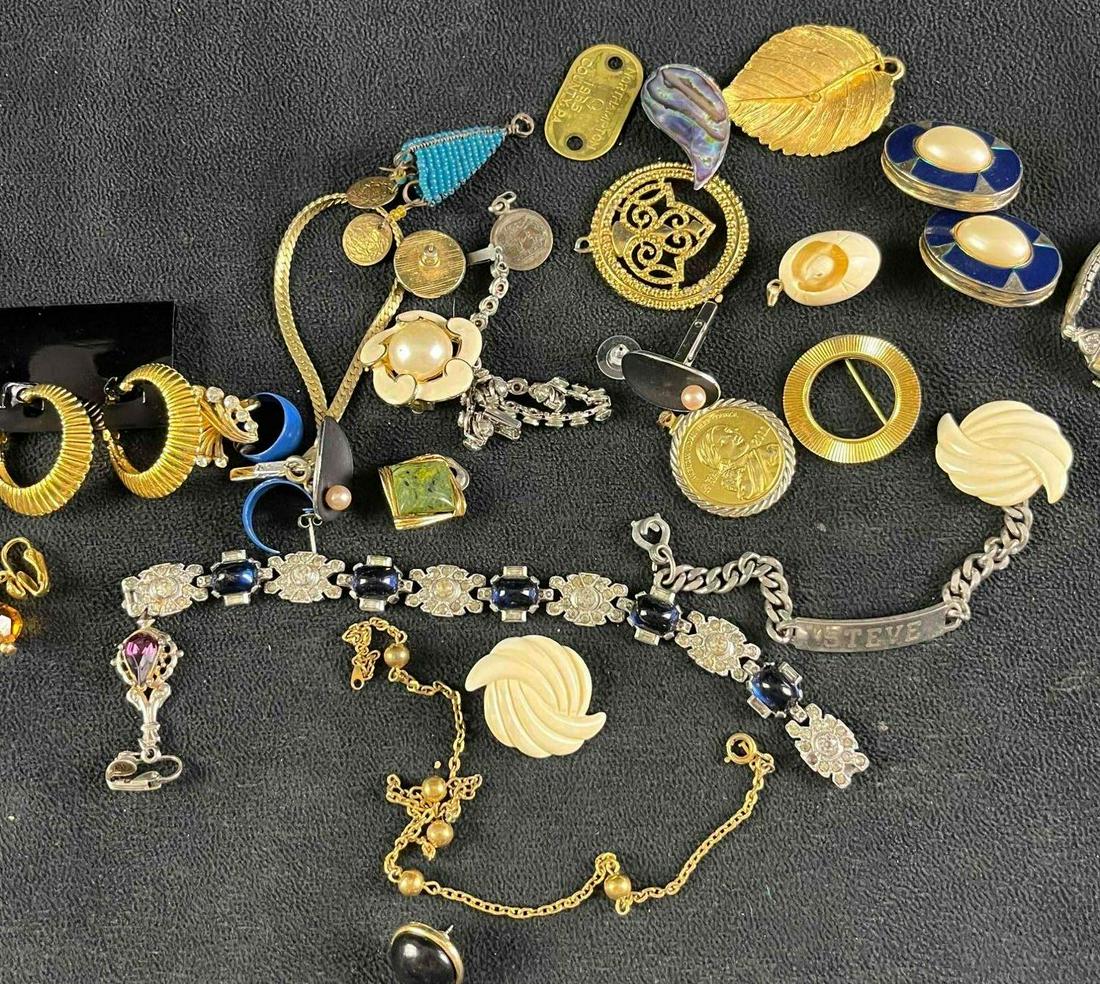 Assorted Jewelry Bag of Vintage Earrings, Charms, & more (1 of 9)