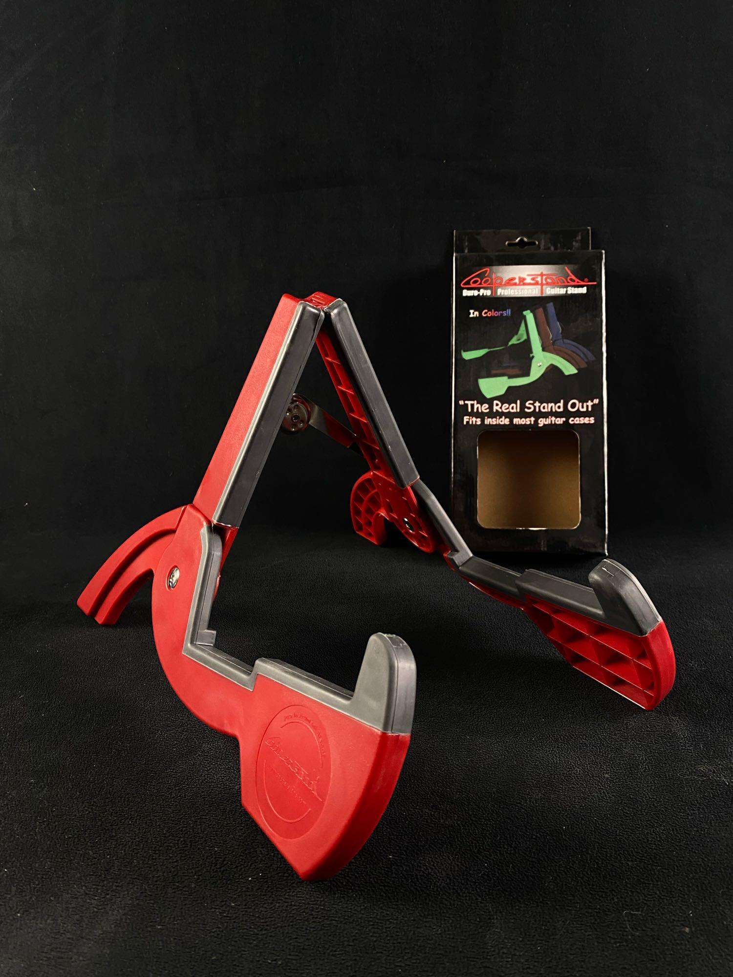 Cooper Stand Duro Pro Guitar Stand (Red) (1 of 7)