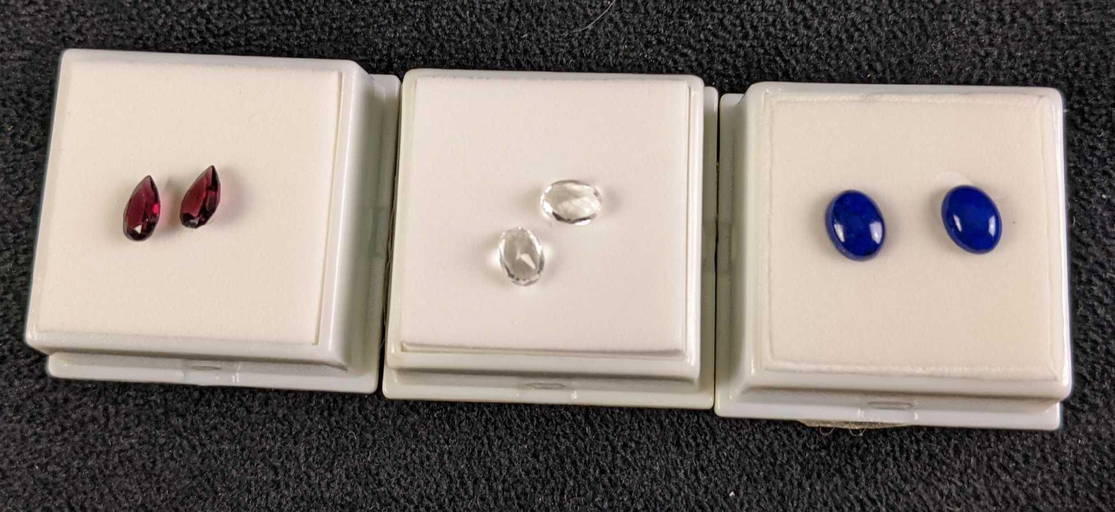 Lab Grown Topaz Lapis Lazuli Pear