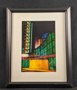 Disney Framed Print Animation Academy: A framed photo of the entrance of Disney's California Adventures Animation Academy. Was given exclusively to cast members at the Disney resort. Framed art is approx 15" x 18". Image is approx 8" x