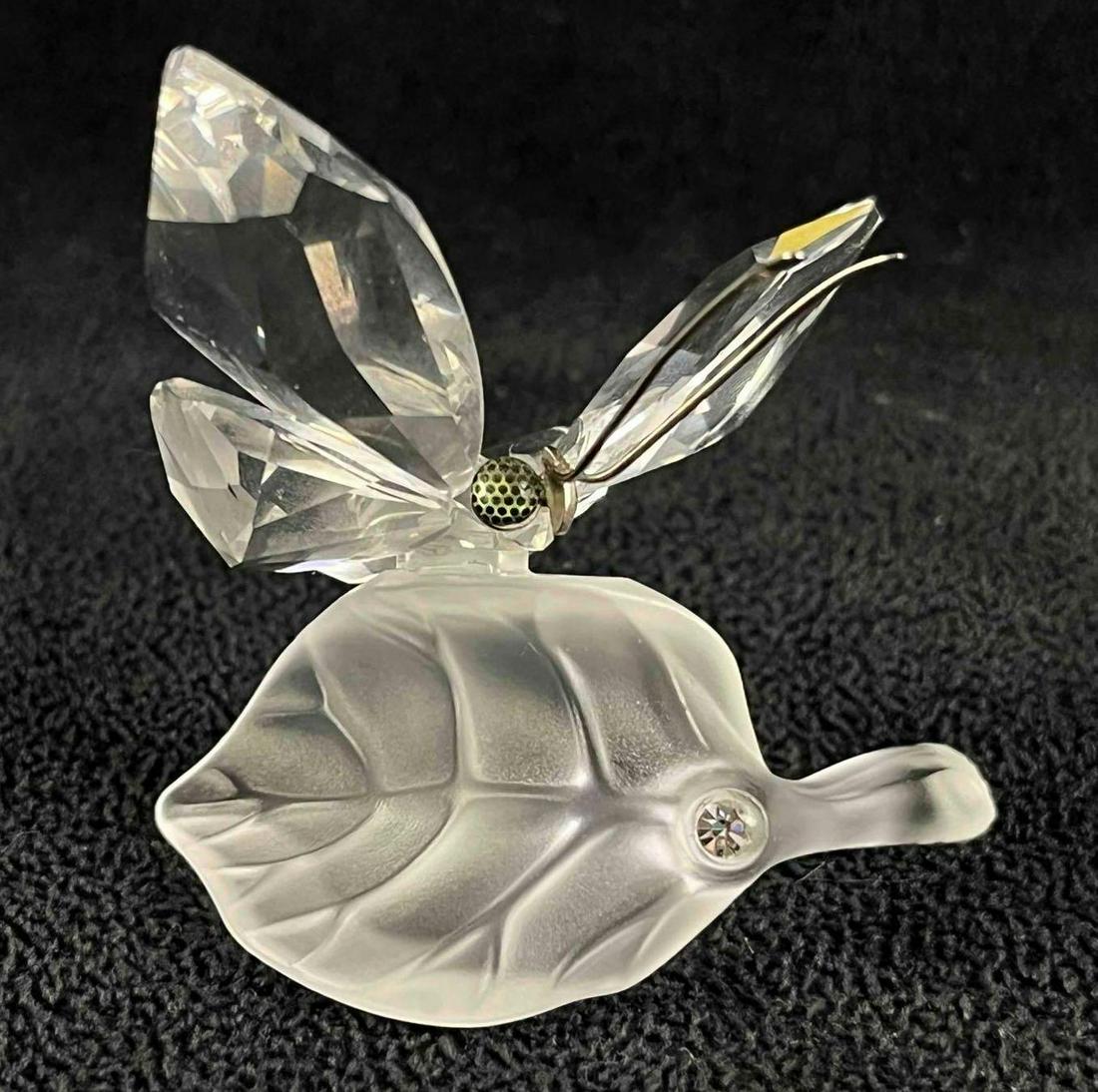 Swarovski Crystal Butterfly on Leaf (1 of 8)