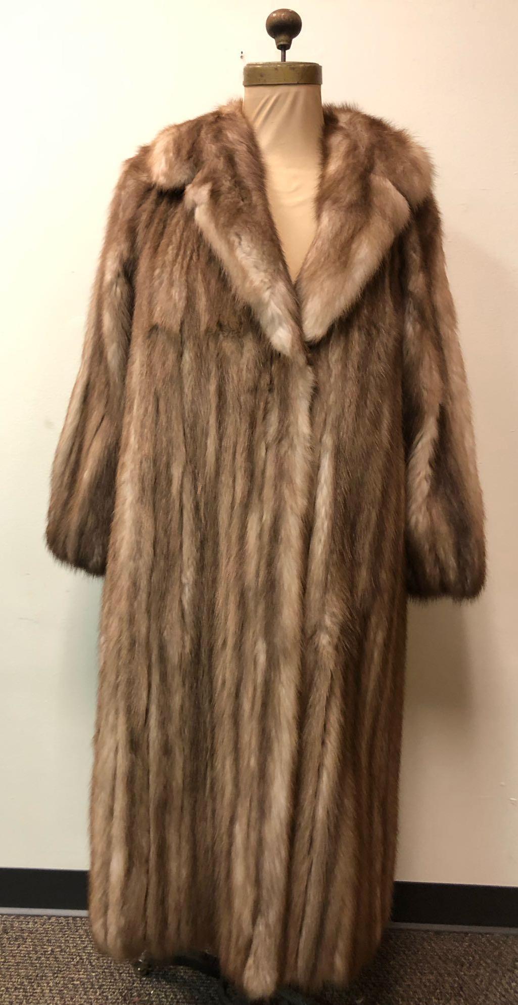 Stone Martin Fur Coat Full Length (1 of 8)