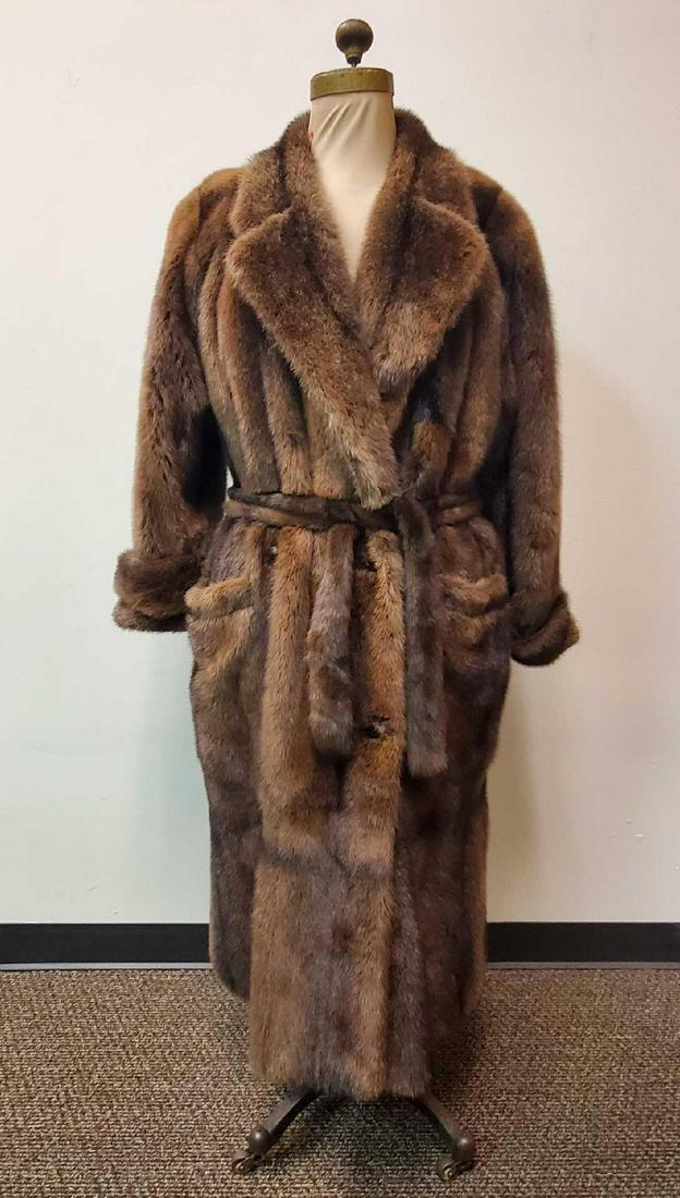 Jil Sander Natural Mink Full Length Trench (1 of 11)