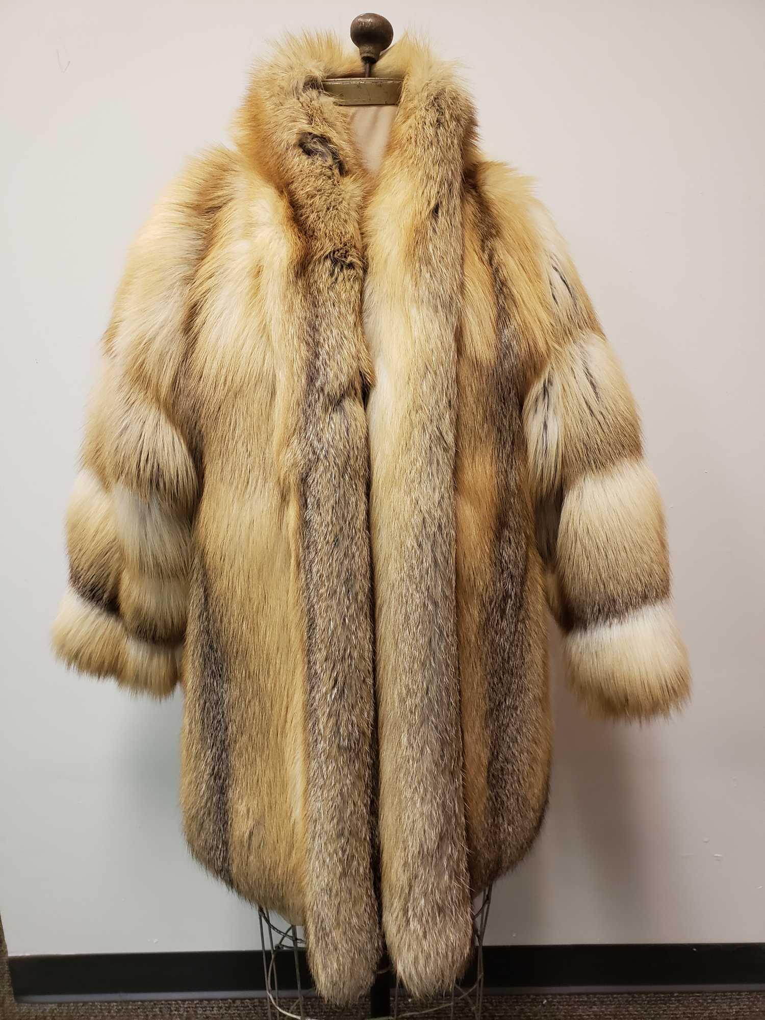 Saga Fox Red Fox Fur Coat (1 of 5)