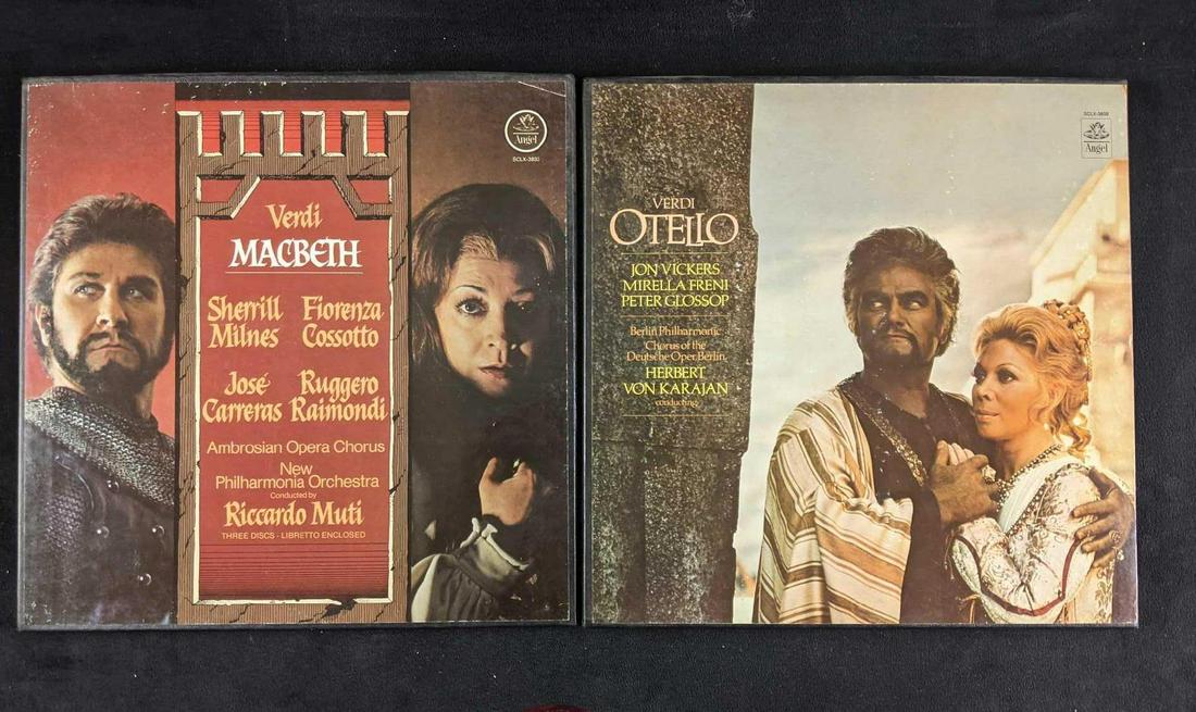 Two Opera Vinyl Box Sets Macbeth and Otello Giuseppe Verdi (1 of 7)