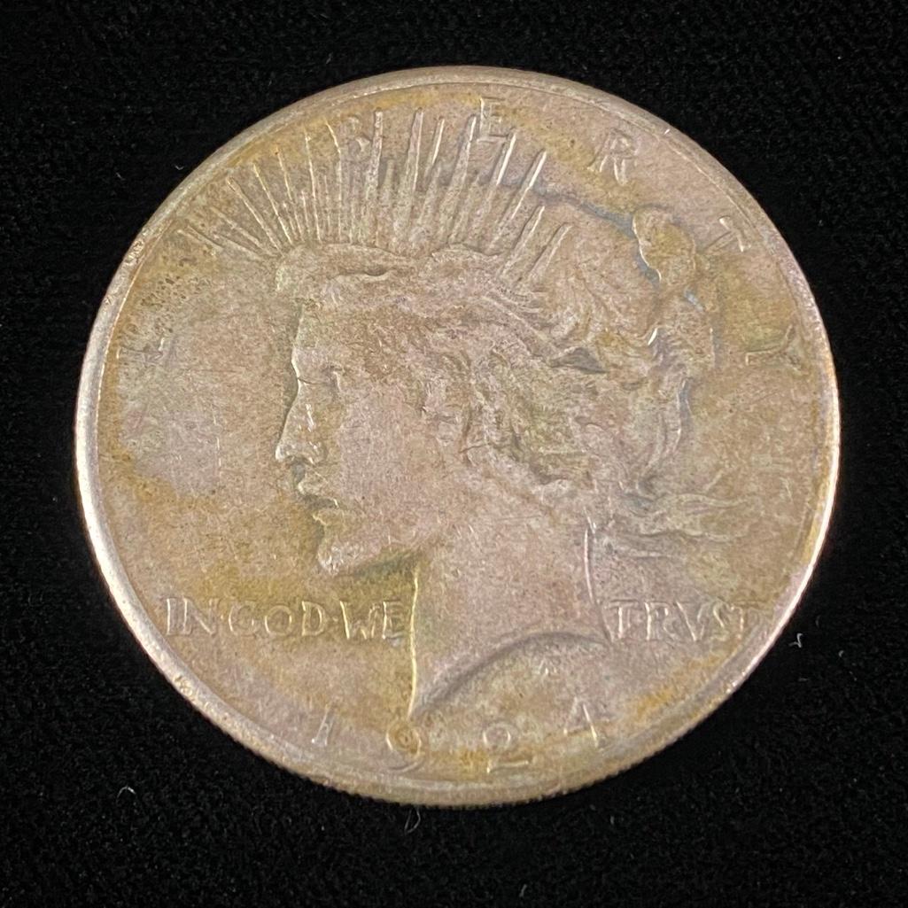 Rare 1924 SF Silver Peace Dollar (1 of 3)