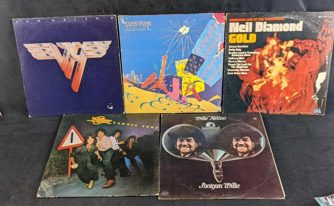 Assorted Classic Rock Records (1 of 6)