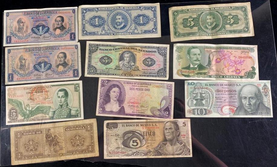 Vintage Central & South American Bills (1 of 5)