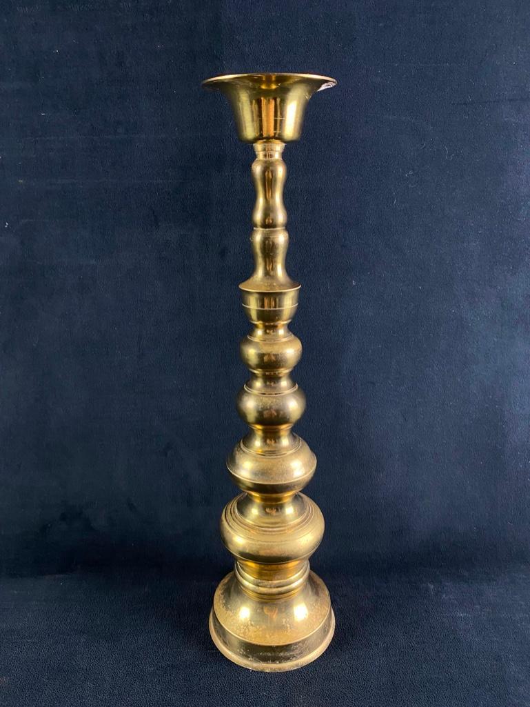 Vintage 18" Brass Candlestick (1 of 5)
