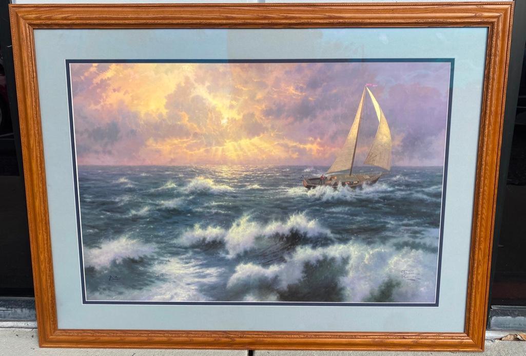 Thomas Kinkade "Perseverance" Signed Lithograph (1 of 6)