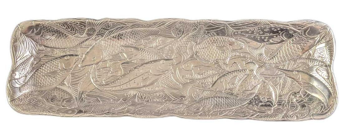 Arthur Court Fish Aluminum Serving Tray (1 of 6)