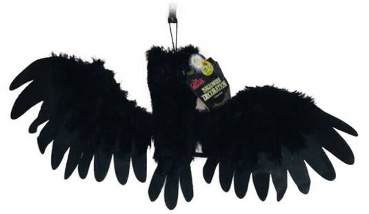 NOS - Screaming Fuzzy Bat - Halloween Decor: NOS - Screaming Fuzzy Bat - Halloween Decor. Item is unused. However, packaging may show damage. Great for hanging in a tree. The eyes light up and it screams. EEK! Bats, Cats, and Ghouls are