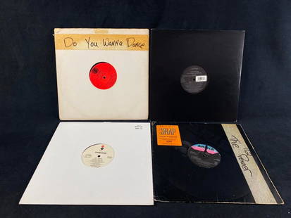 Four Vinyl DJ Singles: Four Vinyl DJ Singles Vintage lot of four 12-inch singles: Family Affair by Shabba Ranks Do You Wanna Dance by Bad Boy Orchestra The Power by SNAP Let 'Em In by Shinehead Approximate size: 12.5" x