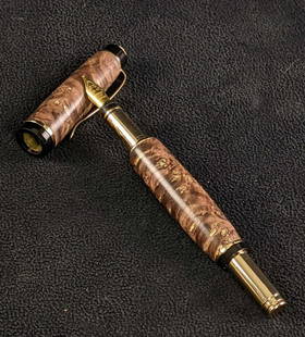 Marble Resin Fountain Pen Exteriors With Nib: Marble Resin Fountain Pen Exteriors This is a beautifully done marble pen exterior. This pen comes with a nib and we will include one cartridge of ink. The pen is in good condition with no known