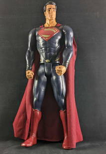 Superman DC Comics 31" Superman Jakks Pacific Toys: Superman DC Comics 31" Superman Jakks Pacific Toys This is a giant Superman Man of Steel action figure. This action figure is in good condition with just some paint loss/wear but there is no damage.