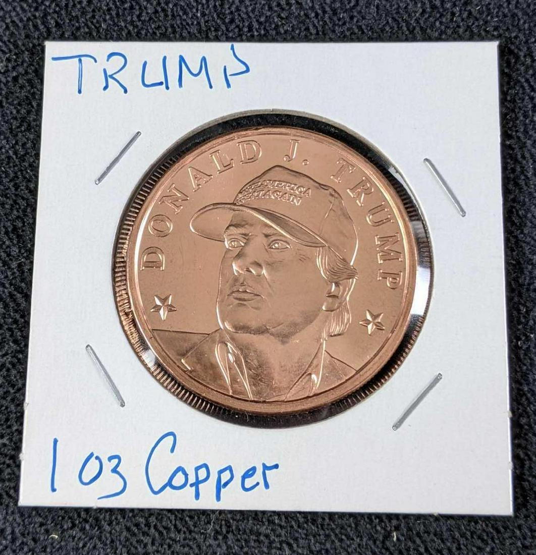 Donald J. Trump Fine Copper Coin Trump 2020 Coin (1 of 3)