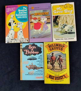 Vintage Disney Classic Paperbacks Lot Of Five