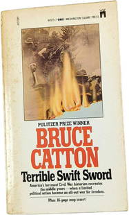 Bruce Catton Terrible Swift Sword Paperback: Bruce Catton Terrible Swift Sword. This was published by Washington Square Books (New York) in 1967. The book is approx 4" x 1" x 7" and it weighs 0.62lb. The book is in a good, vintage condition