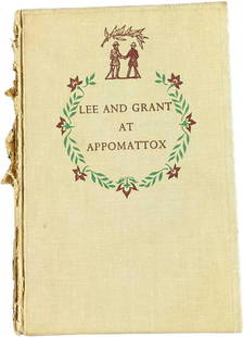 Vintage Lee and Grant at Appomattox Hardocver: Lee and Grant at Appomattox by MacKinlay Kantor. This was published by Random House (New York) and copyrighted in 1950. The book is approx 5 3/4" x1" x 8 1/2" and it weighs 0.89lb. The book is in a