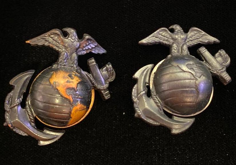 2 US Marine Corps Screwback Emblems (1 of 5)