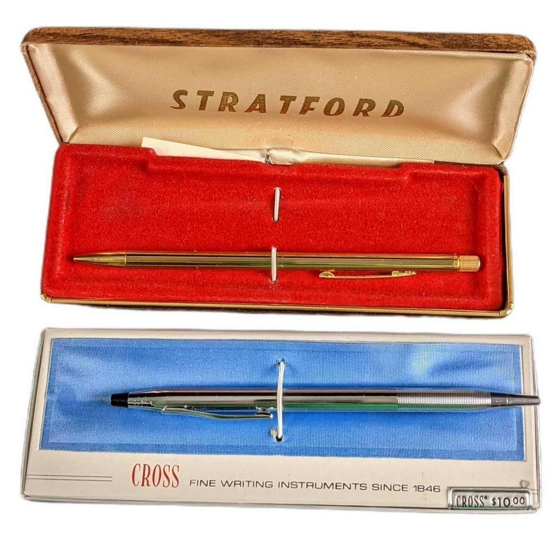 Vintage Stratford And Cross Mechanical Pencil And Ballpoint Pen (1 of 7)