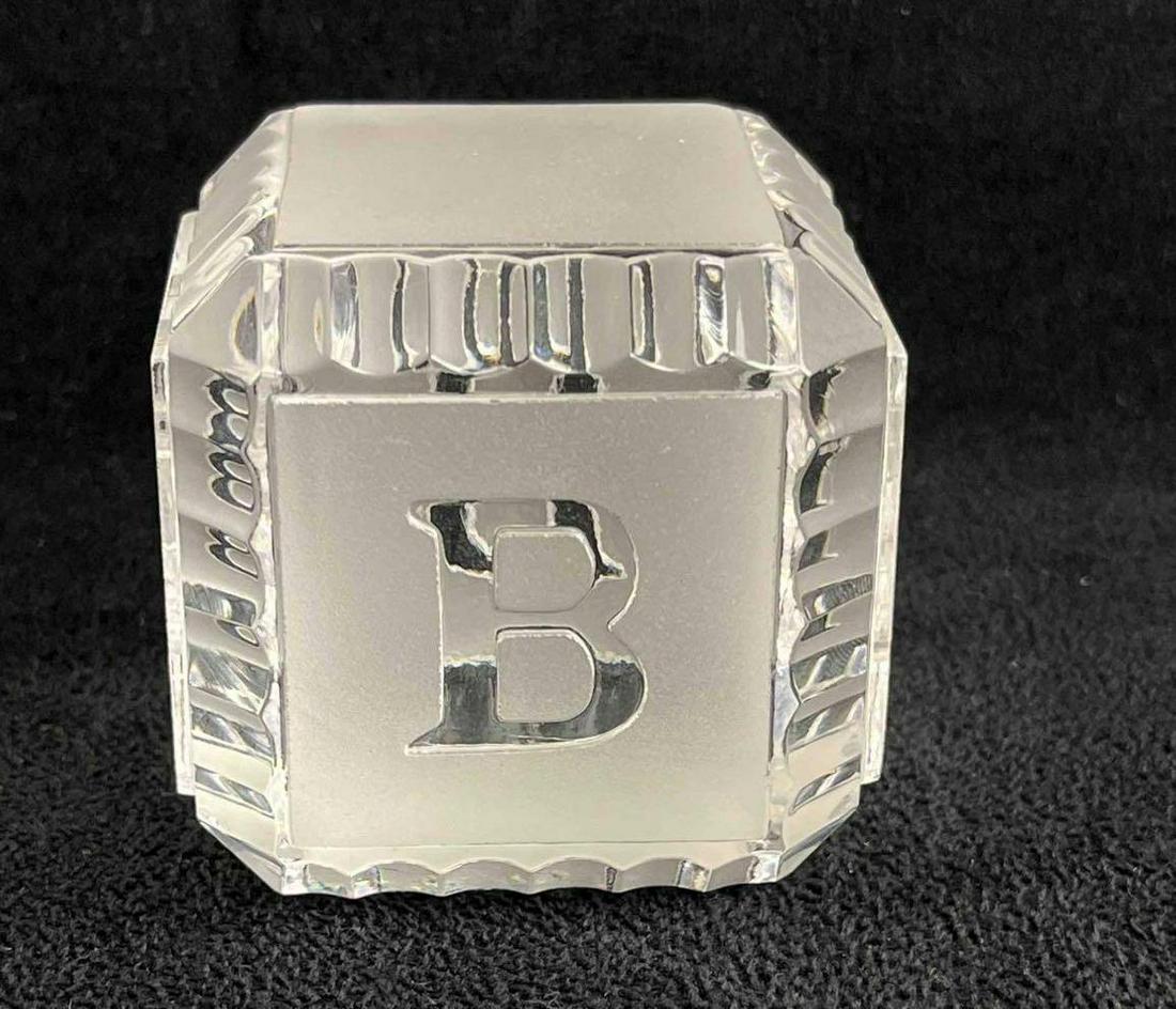 Crystal Building Block "Baby" Lead Crystal Block (1 of 6)