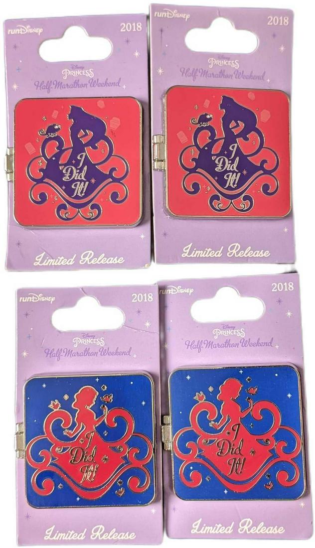 4 Disney Princess Half Marathon Weekend Pins (1 of 6)
