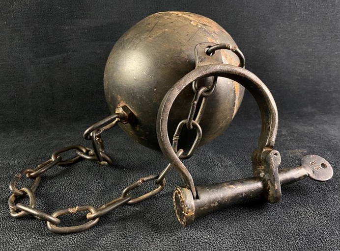 Vintage Ball and Chain Museum Replicas (0019) on May 18, 2022