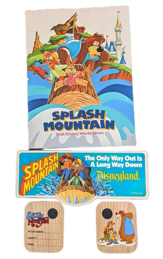 Disney Splash Mountain Folder Sticker And Photo Passes (1 of 6)