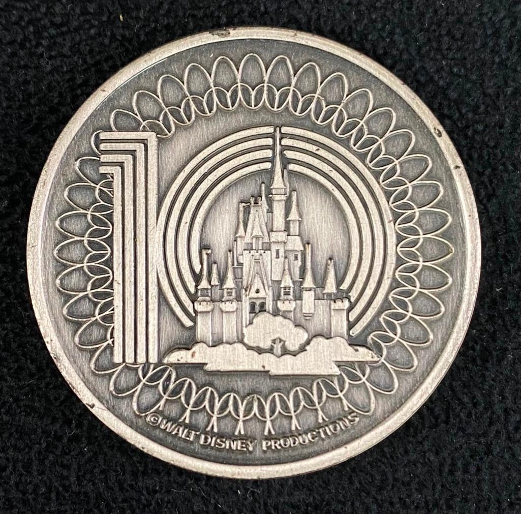 Disney World 10th Anniversary Cast Member Coin (1 of 3)