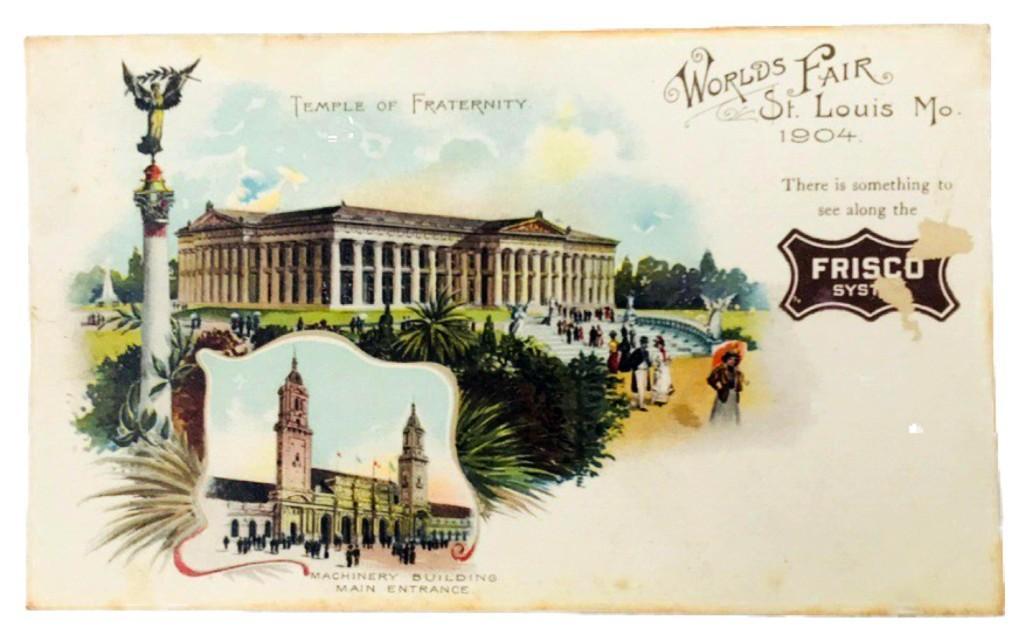 Antique Post Card, Louisiana Purchase Exposition, aka St. Louis World's Fair, 1904 (1 of 3)
