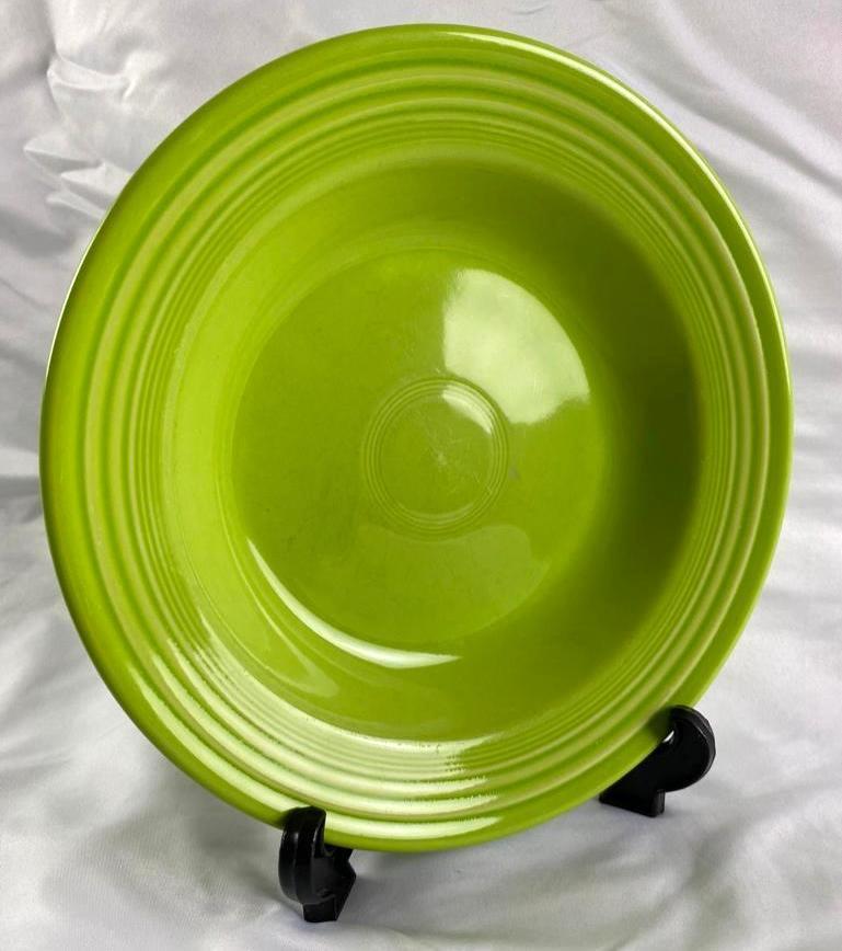 HLC Fiestaware Rim Soup Bowl Rare Chartreuse (1 of 3)